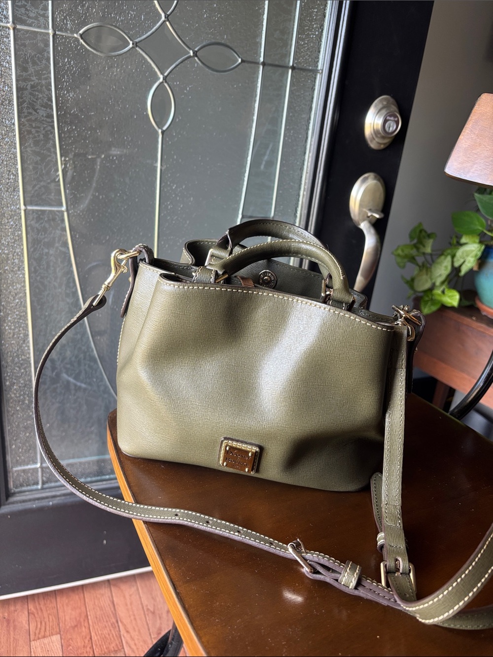 Dooney & Bourke Sorrento Barlow Bag Top-Handle Satchel w/ Crossbody Strap